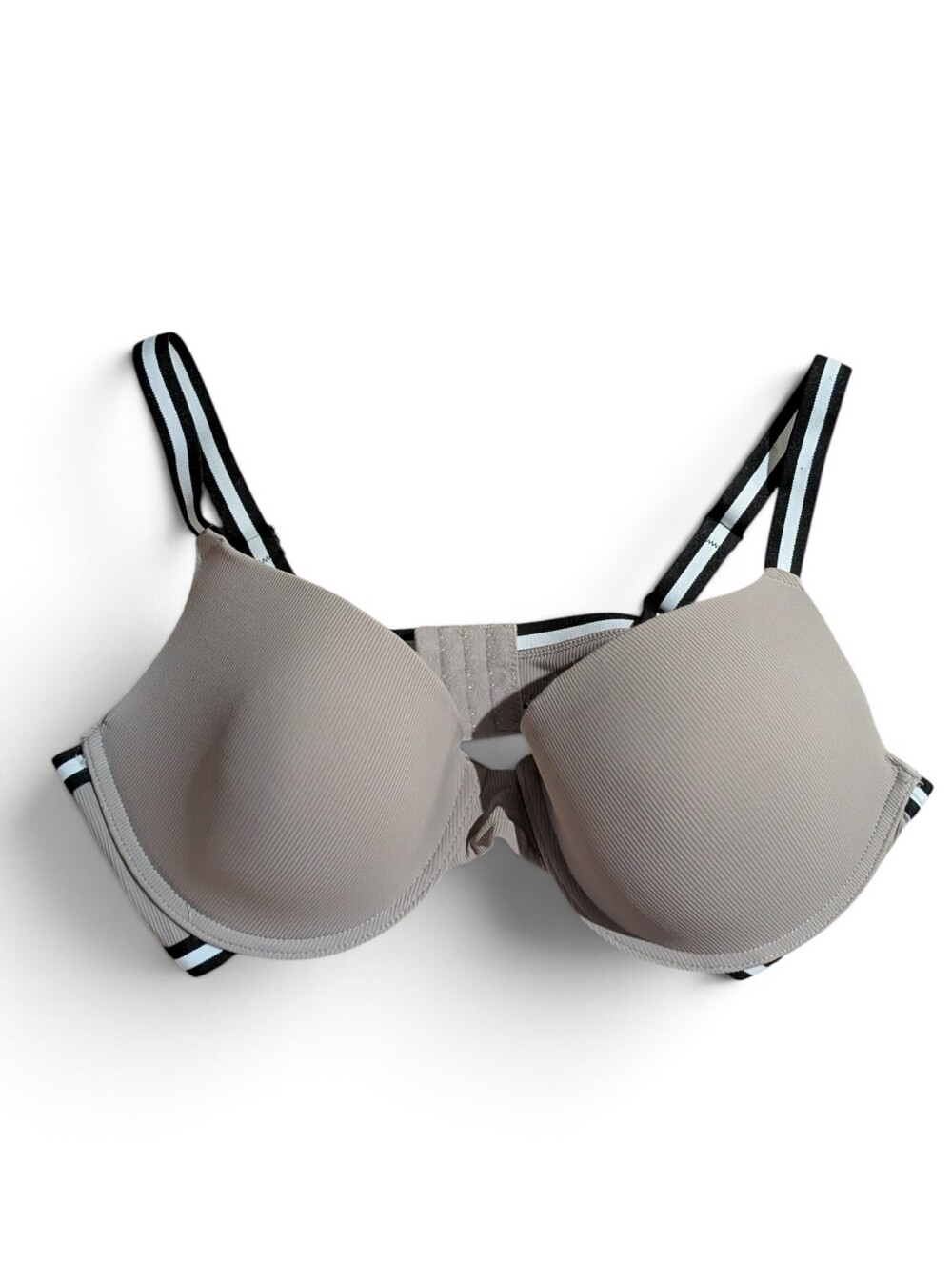 Like New! Steve Madden Contrast Strap Rib Knit Wired Bra